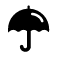 Icon of an umbrella