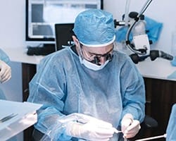 North Dallas implant dentist placing dental implants